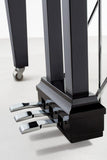 Feurich 179 Dynamic II Polished Ebony Grand Piano (Chrome)