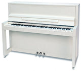 Feurich 115 Premiere Upright Polished White Chrome