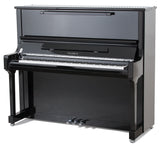 Feurich 133 Concert Upright Polished Ebony Chrome