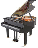 Feurich 162 Dynamic I Grand Piano Polished Ebony Brass