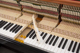 Feurich 122 Universal Demo Upright Polished Ebony Satin