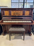 Wihl Wiepking Hamburg Upright Piano Walnut Satin