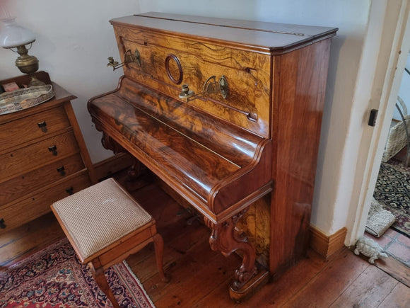Antique Neuman upright piano (not on our premises)