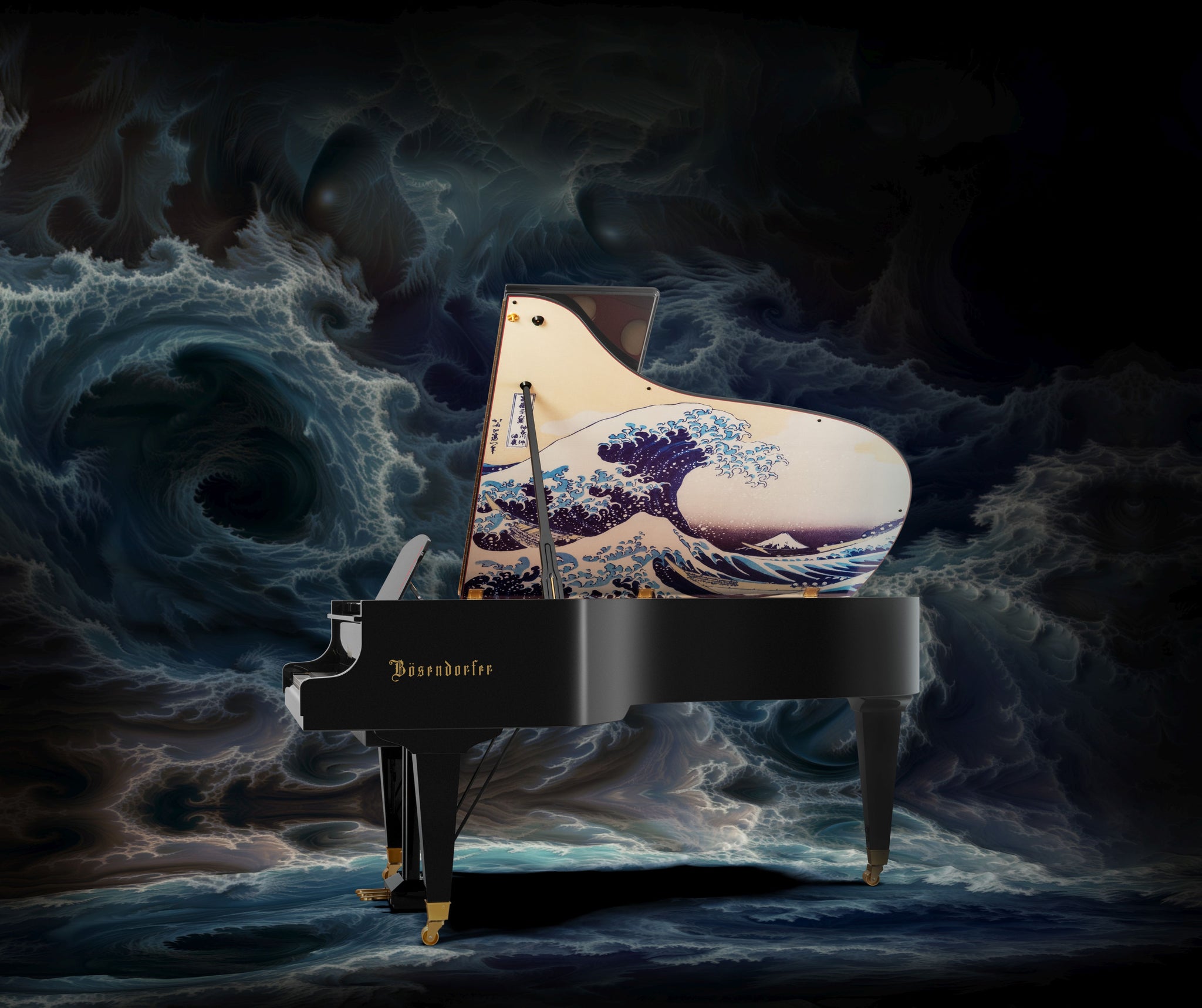 PianoOffさま The Bösendorfer Collector's Item Grand Piano The Great Wave off