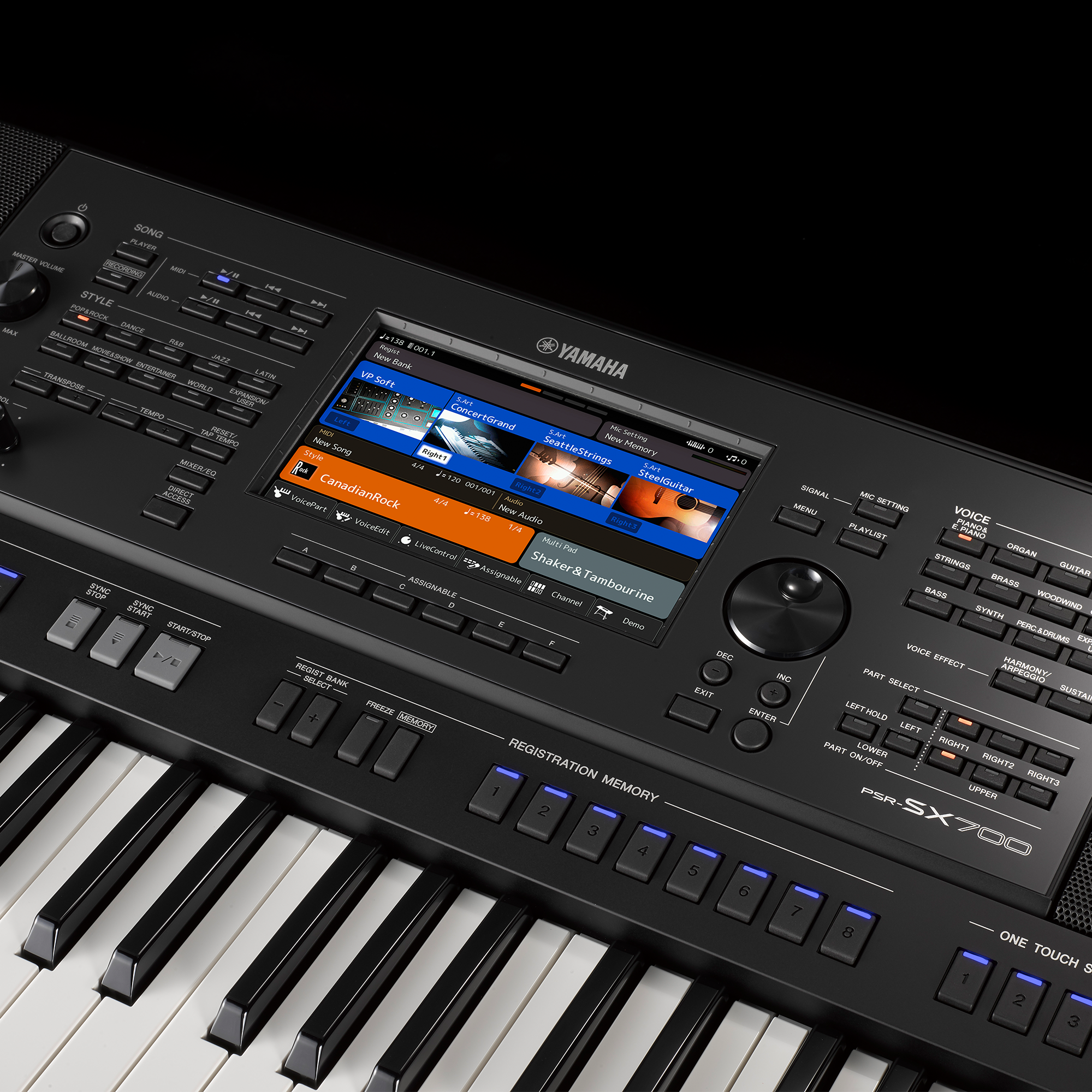 Yamaha PSR-SX720 keyboard – Heuer Pianos