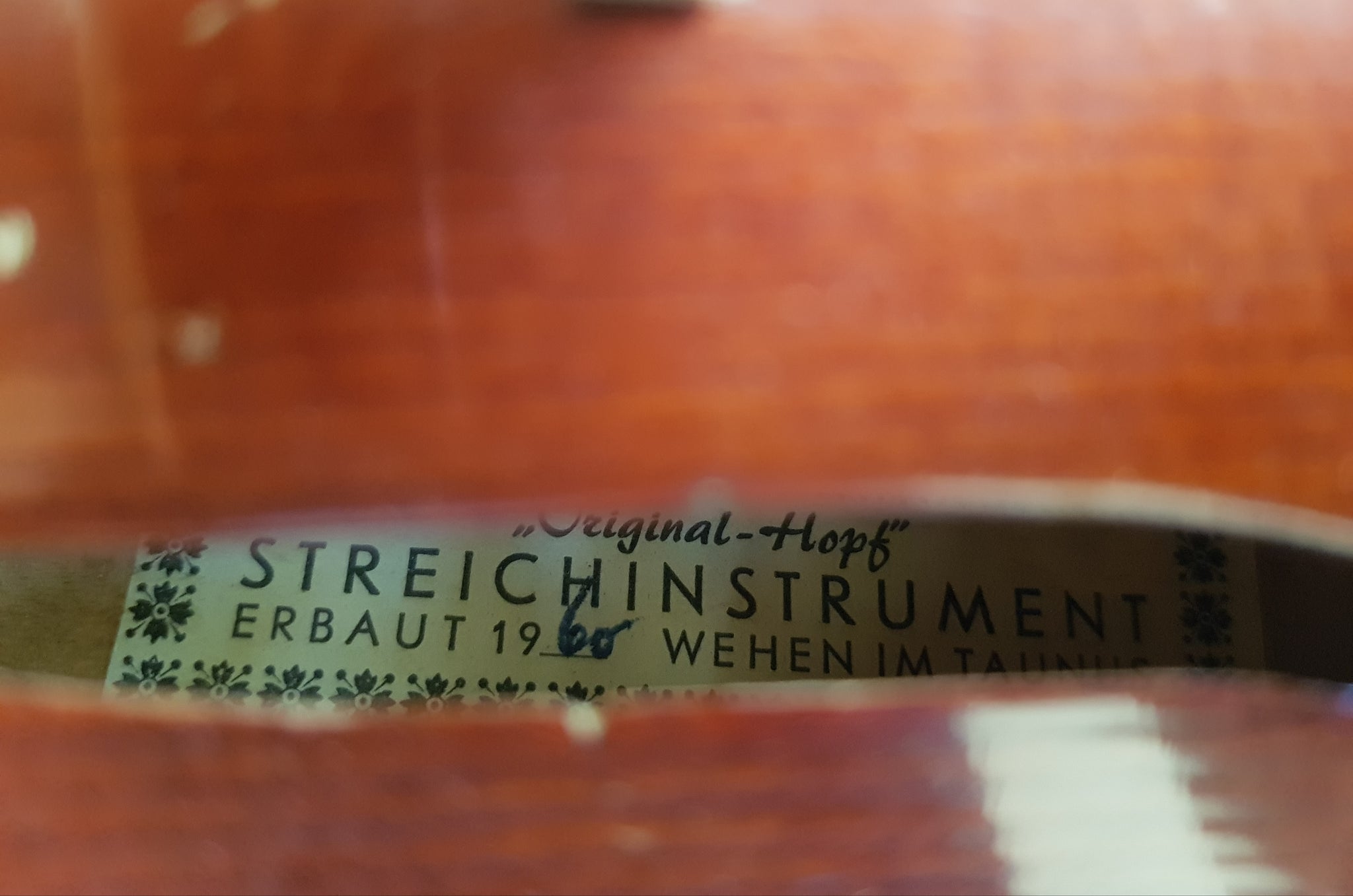 Original Hopf Violin 4/4 – Heuer Pianos